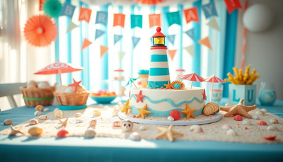 10 Creative Coastal Themed Birthday Party Ideas