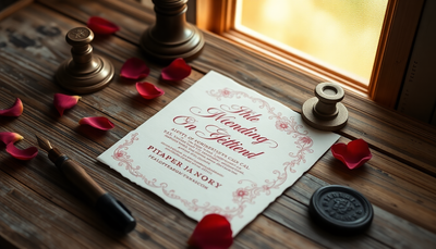 The Enduring Tradition of Wedding Invitations: A Timeless Celebration of Love