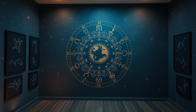 Zodiac-Inspired Wall Art: Personalize Your Space with Astrological Designs