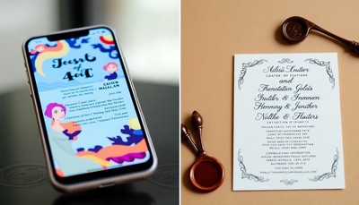 Digital vs. Printed Invitations: Pros and Cons