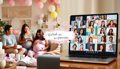 Virtual vs. In-Person Baby Showers: Pros and Cons