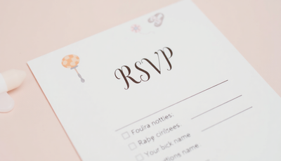 How to Add RSVP Details to Your Baby Shower Invitations