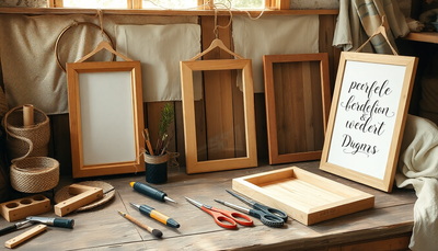 How to Create a DIY Rustic Poster Hanger for Wedding Signs