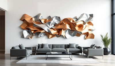 Metallic Accents: The New Trend in Modern Wall Art