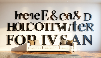 The Art of Typography: Elevating Wall Decor to New Heights