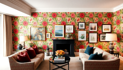 Elevating Your Space: The Secret to Choosing Wall Art That Complements Bold Wallpaper