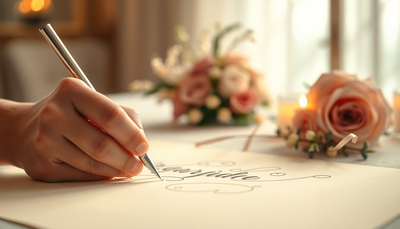 Your Wedding Stationery with the Art of Calligraphy