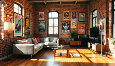 Vintage Charm: Incorporating Vintage Posters into Modern Interior Design