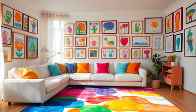 Unleashing Creativity: Incorporating Children's Art into Home Decor