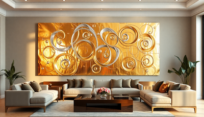 Elevate Your Space with Metallic Accents: A Guide to Incorporating Metallic Wall Art