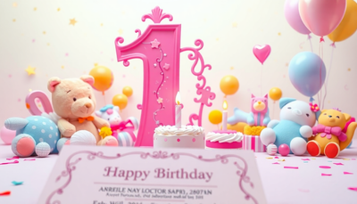 Celebrating Your Little One's First Birthday: A Guide to Choosing the Perfect Invitation