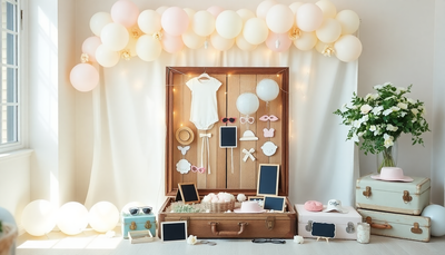 How to Create a Stunning DIY Baby Shower Photo Booth