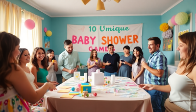 10 Unique and Engaging Baby Shower Games Your Guests Will Adore