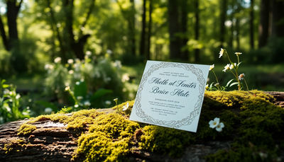 Eco-Friendly Wedding Invitations: Sustainable Choices for Your Big Day