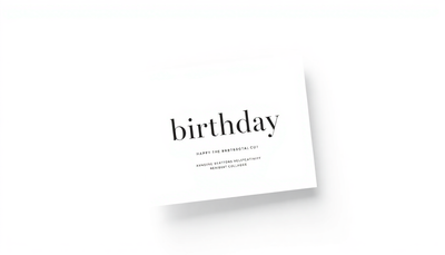 10 Stunning Minimalist Birthday Invitation Designs You'll Love