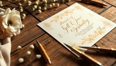 Crafting the Perfect Wedding Invitation: A Guide to Choosing the Right Design