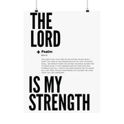 Religious Bible Verse Psalm 27:1 Matte Vertical Poster - Wall Art Decoration, Inspirational Scripture Quote, Christian Decor Print,Bible Verse Decor,Bible Verse Poster,Christian Home Decor,Matte Poster Print,Matte Wall Art,Psalm 27:1 Art,Psalm 27:1 Print,