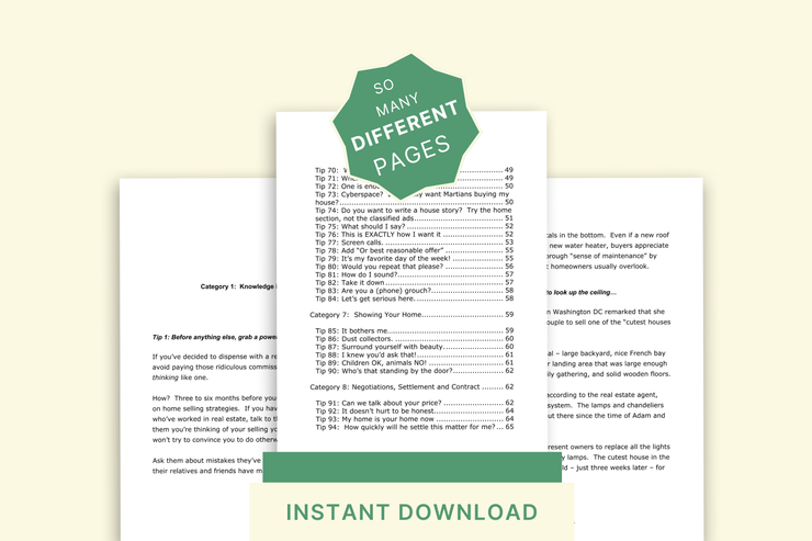 101 Tips for Selling Your Home