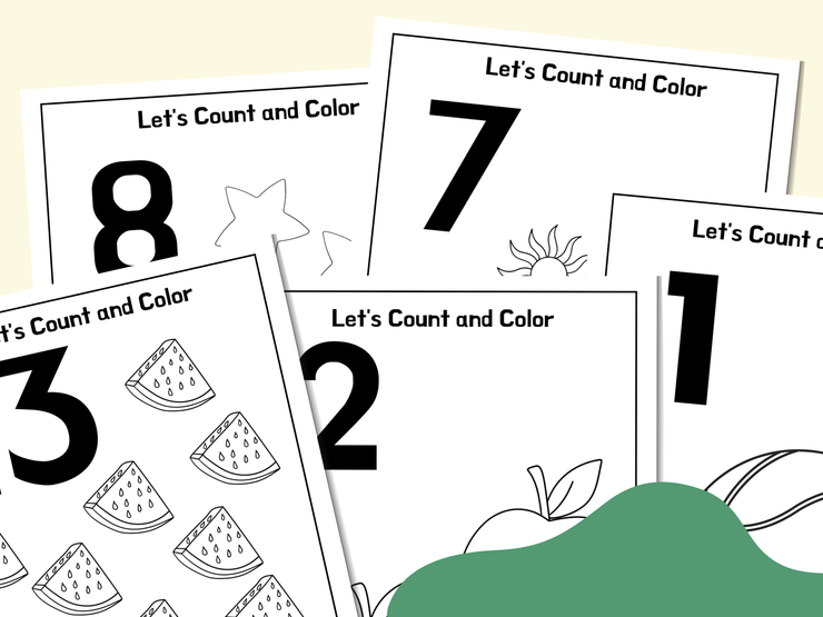 Numbers Coloring 02