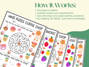 Maze puzzle and Counting on with Fruits