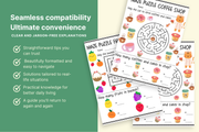 Maze puzzle and Counting on with Fruits