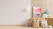 Elegant Swan Wall Art Poster featuring a serene swan on a lake, perfect for home decor