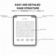 Culinary Delights - Kindle Scribe Word Search Puzzles | Interactive Digital Puzzle | Part of Our Premium Kindle Scribe Game Collection