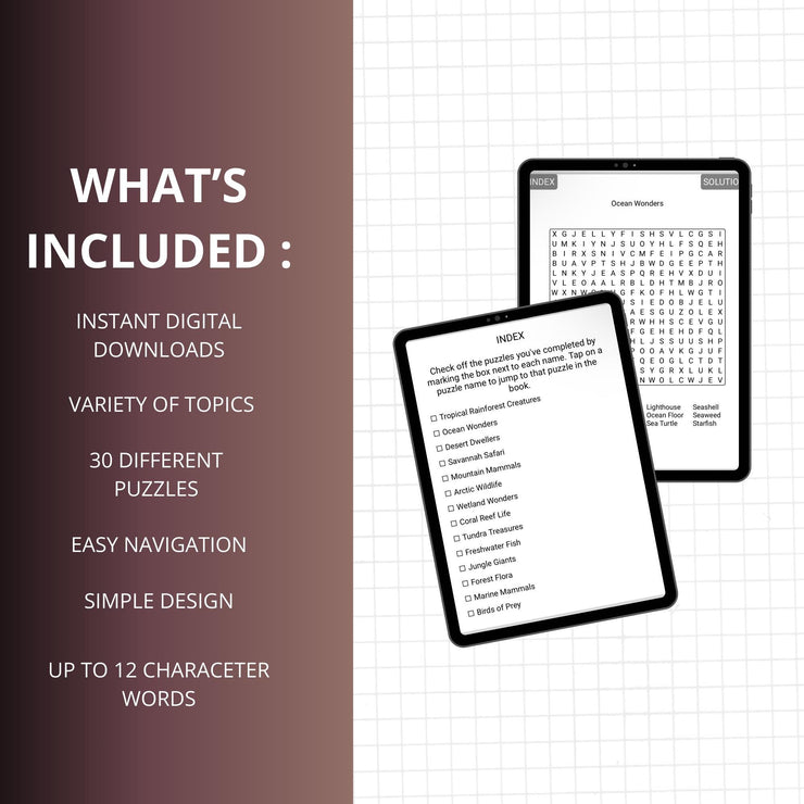 Science and Technology - Kindle Scribe Word Search Puzzles | Interactive Digital Puzzle | Part of Our Premium Kindle Scribe Game Collection