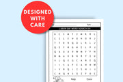 Printable Labor Day Word Search Puzzle for Kids Preschool Vocabulary Book