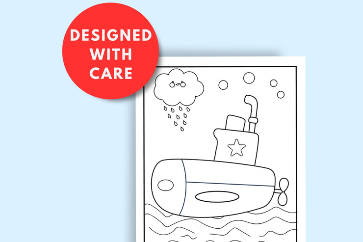 Printable Kids Coloring Pages | Fun and Educational Art | Instant Download | Perfect for Home & Classroom Activities