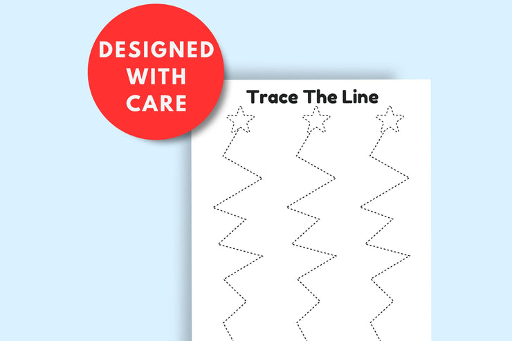 Printable Tracing and Coloring Pages for Kids | Fun Educational Worksheets for Early Learning | Shapes, Fruits, and Objects Activity Pack