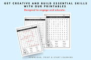 Printable Labor Day Word Search Puzzle for Kids Preschool Vocabulary Book