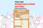 Printable Meet teacher newsletter design