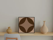 Geometric Starburst Wall Art - Matte poster Print (No Frame) - for homes