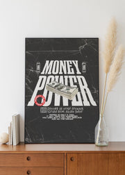 Money Power Motivational poster Print – Matte Finish, UV Resistant