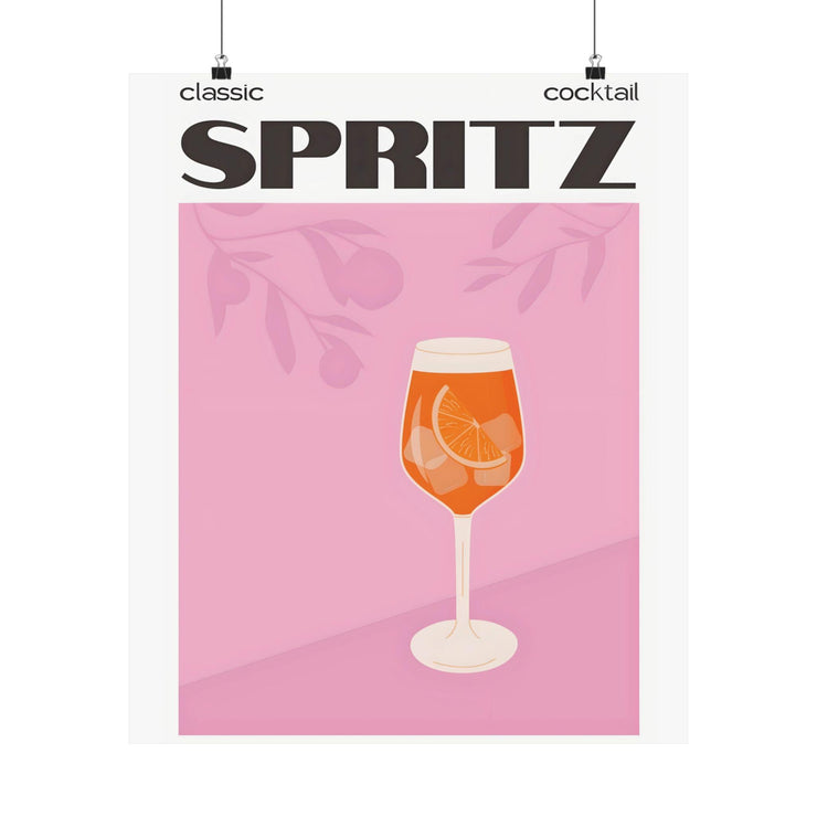 Classic Spritz Cocktail Wall Art – Matte poster Print