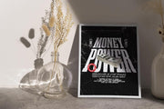 Money Power Motivational poster Print – Matte Finish, UV Resistant