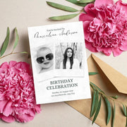 Customizable Polaroid Style Birthday Invitation - Editable Canva Template for Any Event