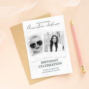 Customizable Polaroid Style Birthday Invitation - Editable Canva Template for Any Event