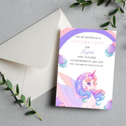 Customizable Unicorn Party Invitation | Editable Digital Canva Template | Perfect for Kids’ Birthday Parties