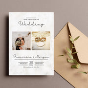 Customizable Canva Wedding Invitation Template | Digital Save the Date Card | Easy-to-Edit Wedding Announcement- wedding party