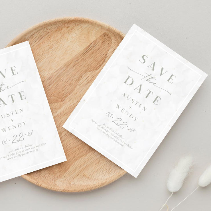 Save the Date Wedding invitation Card design | Customizable Canva Template | Digital Download- wedding party