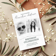 Customizable Polaroid Style Birthday Invitation - Editable Canva Template for Any Event