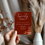 Customizable Birthday Party Invitation Template – Canva Editable template- design invitation