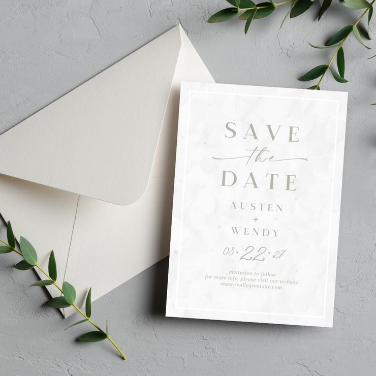 Save the Date Wedding invitation Card design | Customizable Canva Template | Digital Download- wedding party